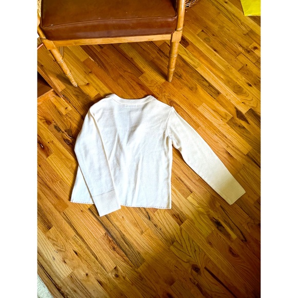 Misslook Light Peach/Pink Knit 3 Button Oversized Sweater Cardigan Size Small - Picture 7 of 9